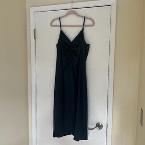 Express Ruched Slip Dress, Size L
